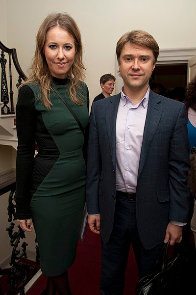 Ксения Собчак и Владимир Ашурков в Лондоне