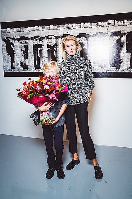 Виктория Борисевич с сыном