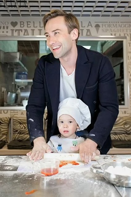 Дмитрий Шепелев с сыном