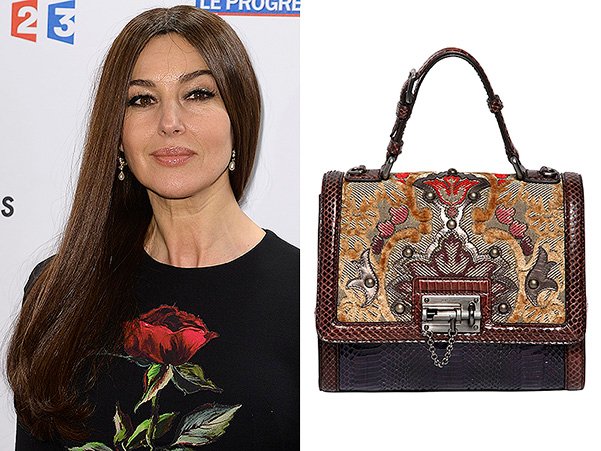 Моника Белуччи, сумка Monika, Dolce & Gabbana