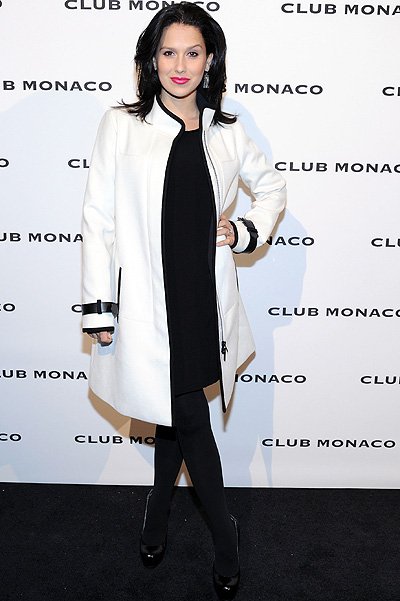 Хилари Болдуин на открытии бутика Club Monaco