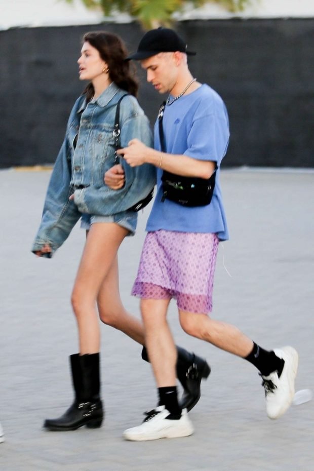 Kaia Gerber and Wellington Grant at Coachella Valley Music and Arts Festival -10