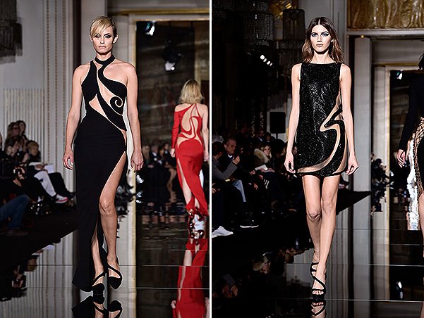 Показ новой коллекции Versace сезона весна-лето 2015