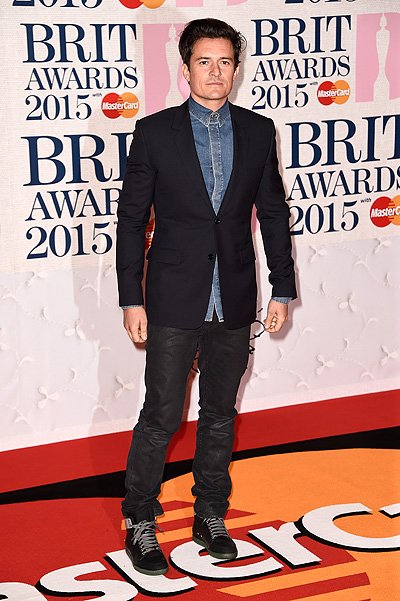 Орландо Блум на BRIT Awards-2015
