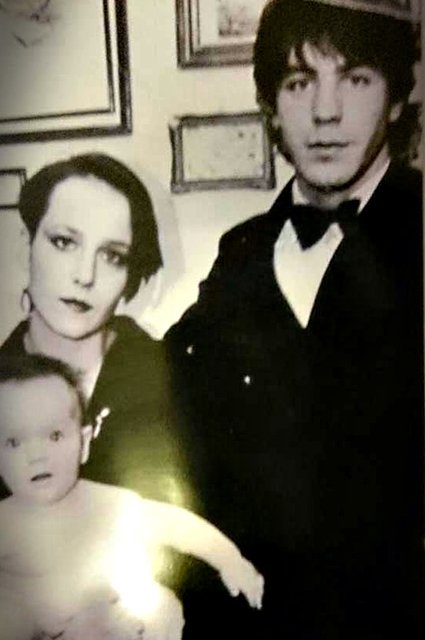 Тилль Лидеманн с первой семьей