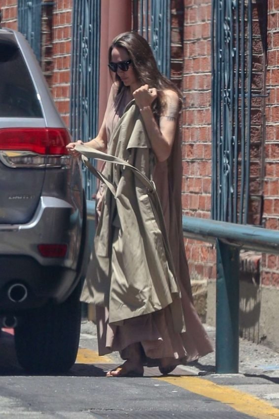 Angelina Jolie in Long Dress-17