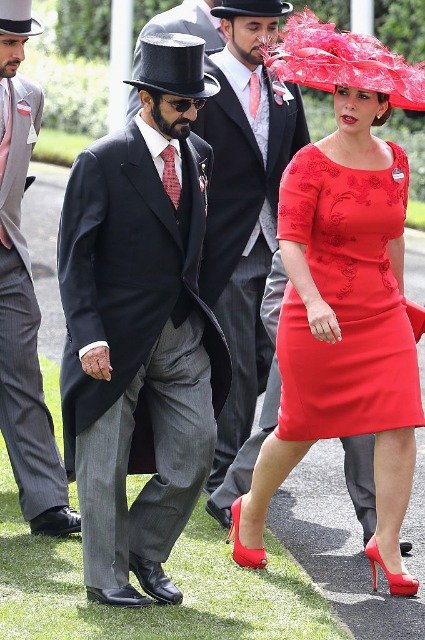 Принцесса Хайя с мужем Мохаммедом Аль Мактумом