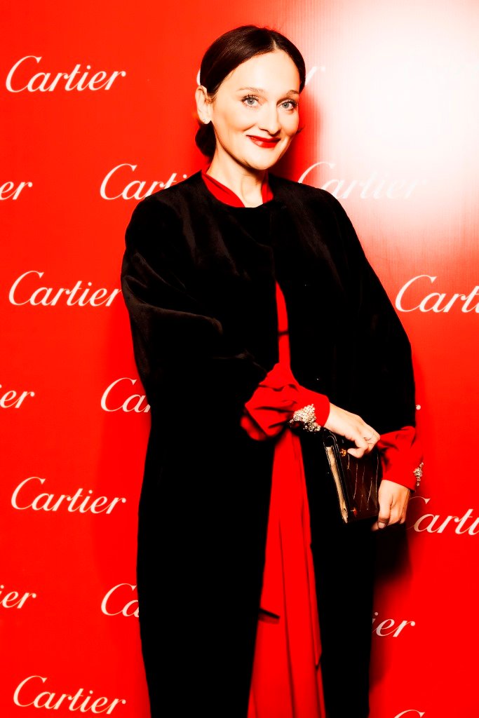 На открытии монобрендового бутика Cartier в Москве (2013).