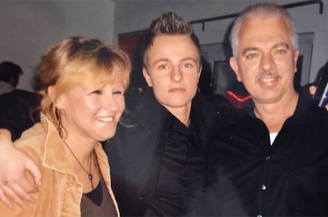 Ивонн Мельцер с родителями