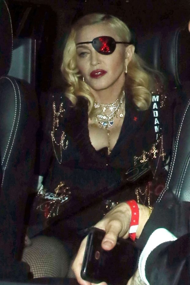 Madonna - Leaves MTV Studios in London