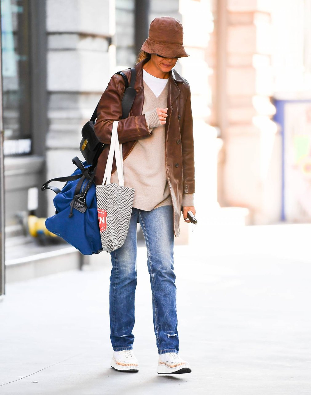 Katie Holmes 2021 : Katie Holmes – Out in New York-04
