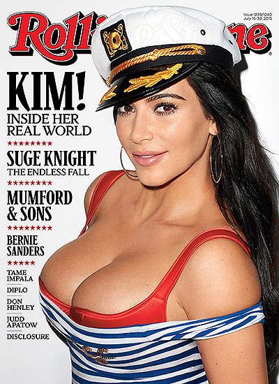 Ким Кардашьян на страницах свежего номера Rolling Stone
