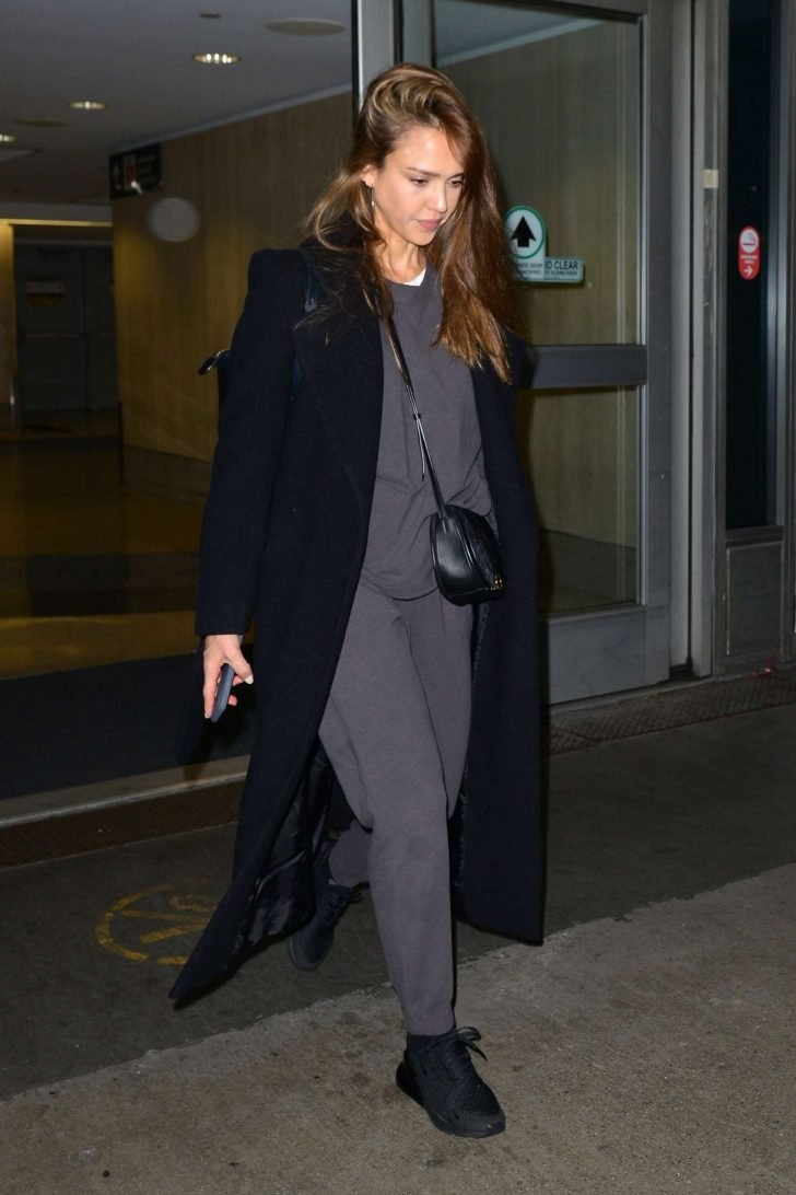 Jessica Alba: Arrives at LAX Airport -01