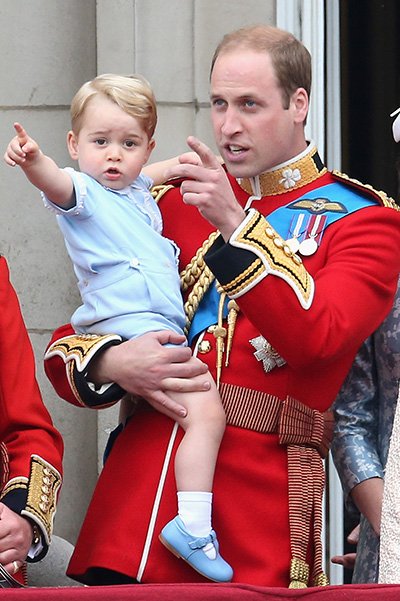 Принц Джордж и принц Уильям