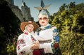 Инна Белоконь и Андрей Данилко в образах Верки Сердючки и его мамы