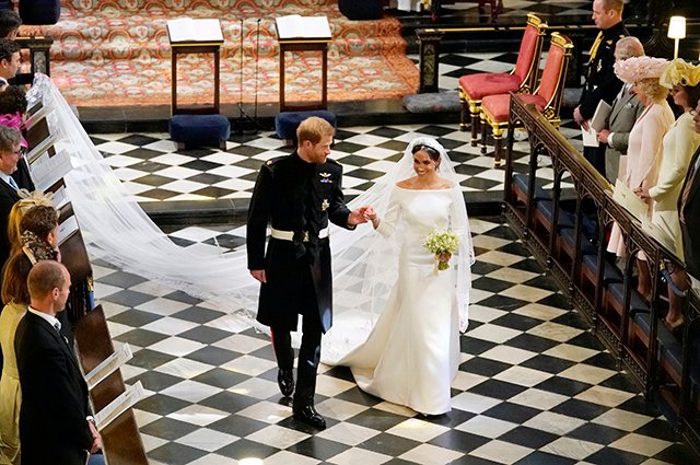Принц Гарри и Меган Маркл в день свадьбы