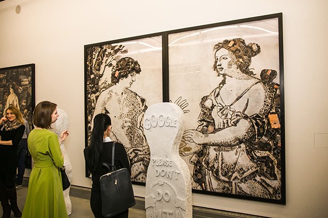 На выставке Дэмьена Херста в Москве