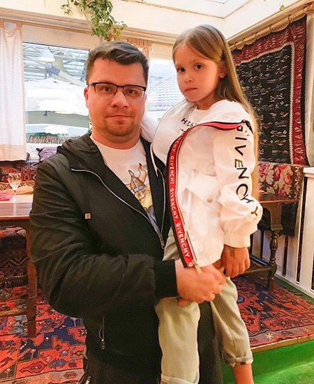 Гарик Харламов с дочерью Настей