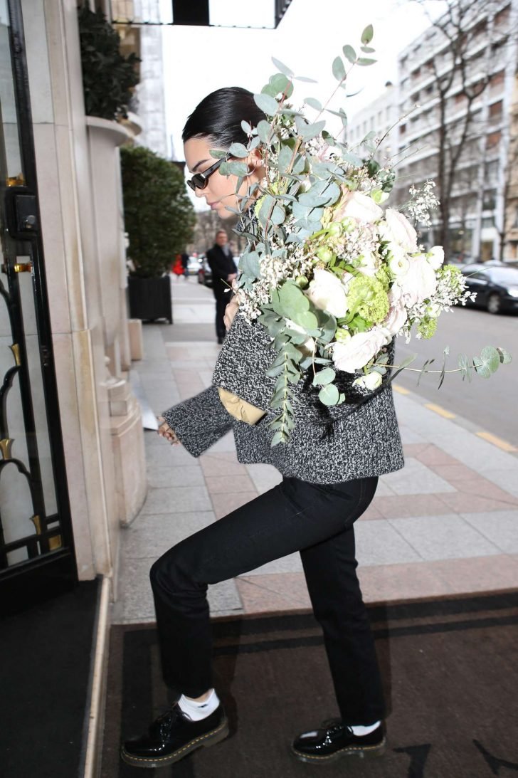 Kendall Jenner: Arrives at the Hotel Georges V -05