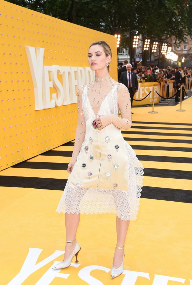 Lily James: Yesterday UK Premiere-33