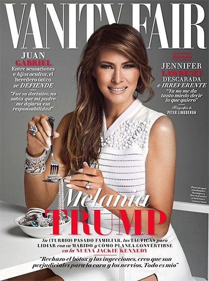 Мелания Трамп на обложке журнала Vanity Fair