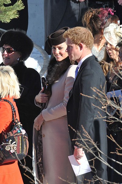 Герцогиня Кэмбриджская Кэтрин и принц Гарри