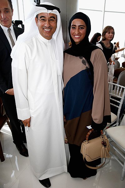 Мохамед Алаббар с дочерью Саламой Алаббар