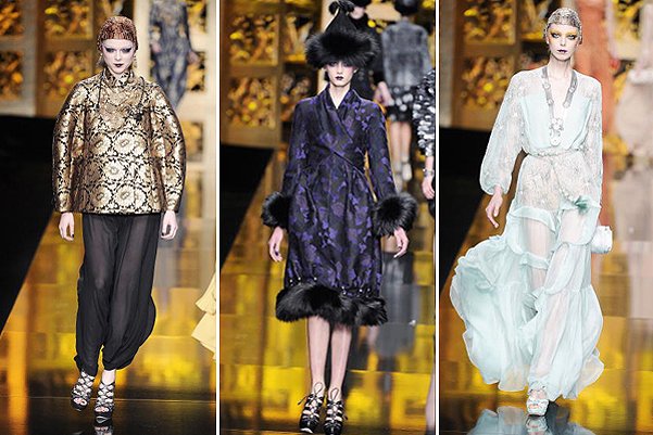 Коллекция Джона Гальяно Christian Dior pret-a-porter осень-зима 2009-2010