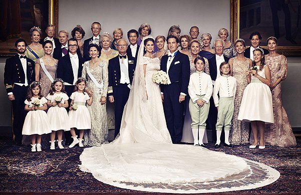 Официальные фото со свадьбы принцессы Мадлен и Кристофера О'Нилла