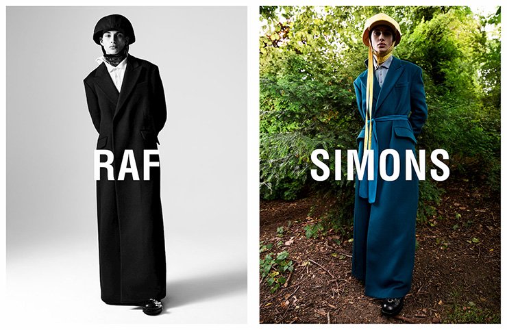 Миша Натали в рекламной кампании Raf Simons осень-зима 2019—2020