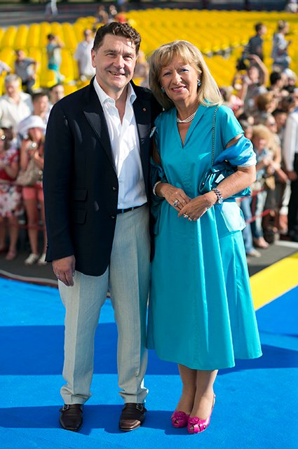 Сергей Маковецкий с женой Еленой