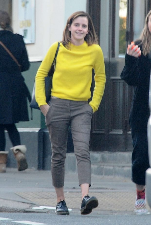 Emma Watson: Leaving Lemonia Greek Restaurant -01