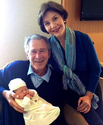 Дочка Джорджа Буша младшего Дженна родила девочку: фото