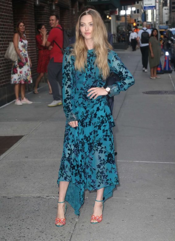 Amanda Seyfried - Ouside the 'Late Show with Stephen Colbert' in NYC