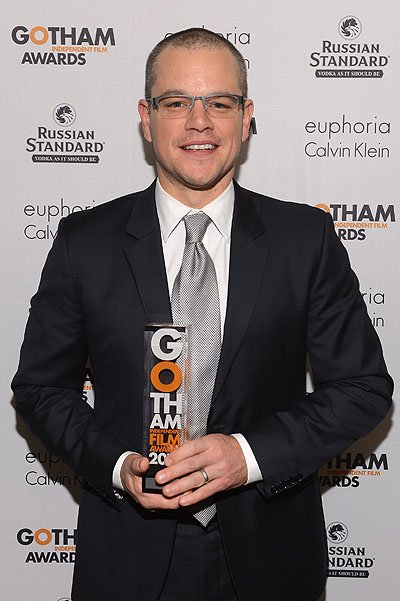 Мэтт Дэймон на церемонии Gotham Independent Film Awards