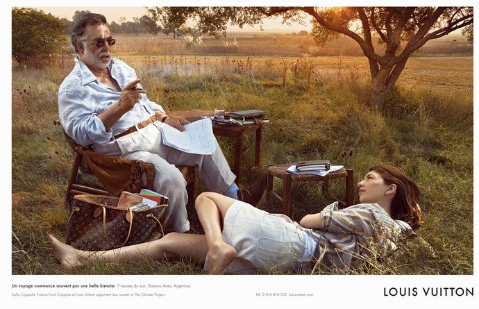 Фрэнсис Форд Коппола и София Коппола в рекламной кампании Louis Vuitton