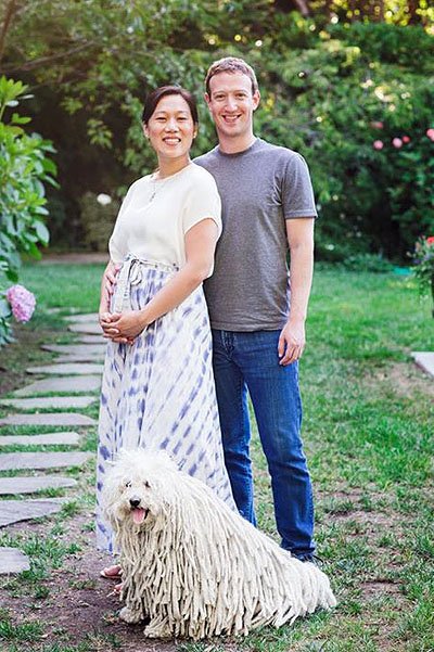 Присцилла Чан и Марк Цукерберг (фото из Facebook)