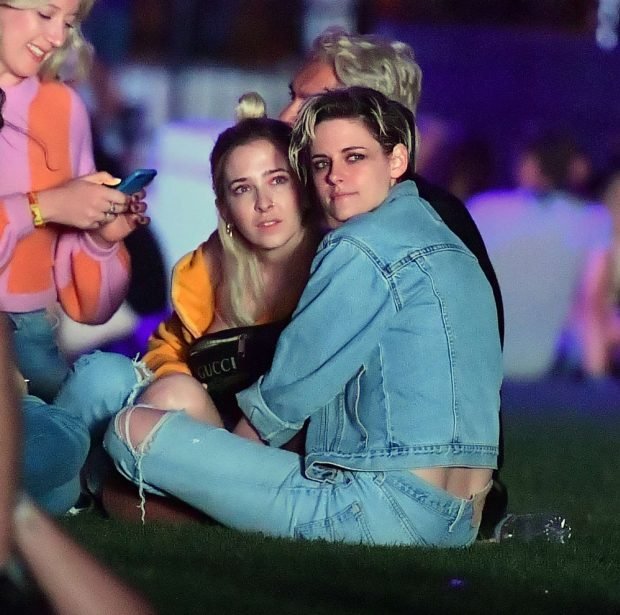 Kristen Stewart and Sarah Dinkin at Coachella -11