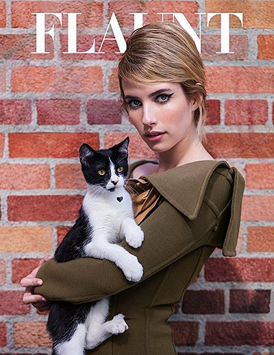Эмма Робертс на обложке Flaunt Magazine