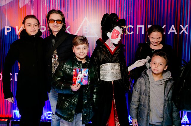 Сергей Филин с семьей