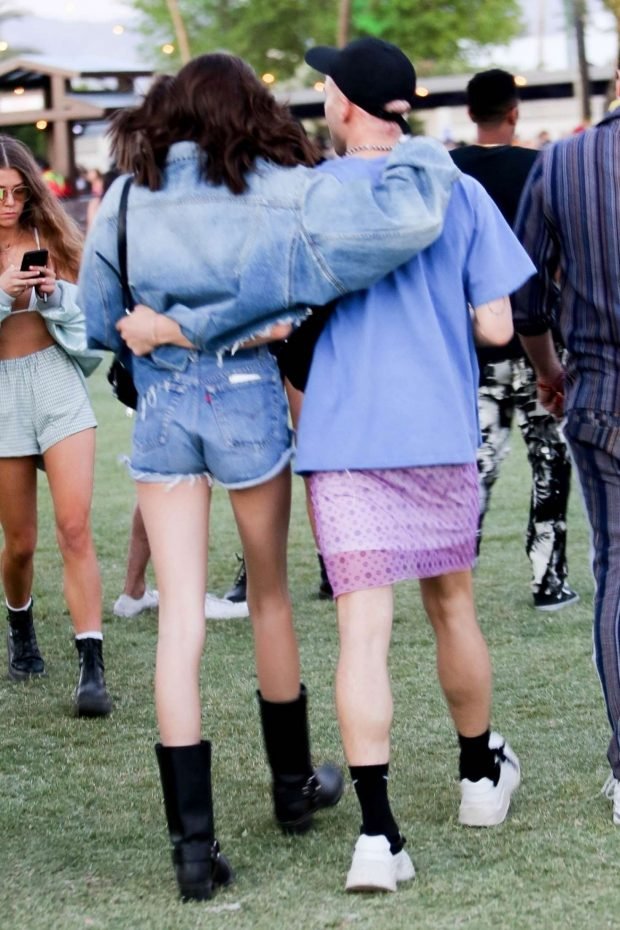 Kaia Gerber and Wellington Grant at Coachella Valley Music and Arts Festival -07