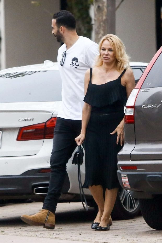 Pamela Anderson: With Her Boyfriend Adil Rami in Malibu-07