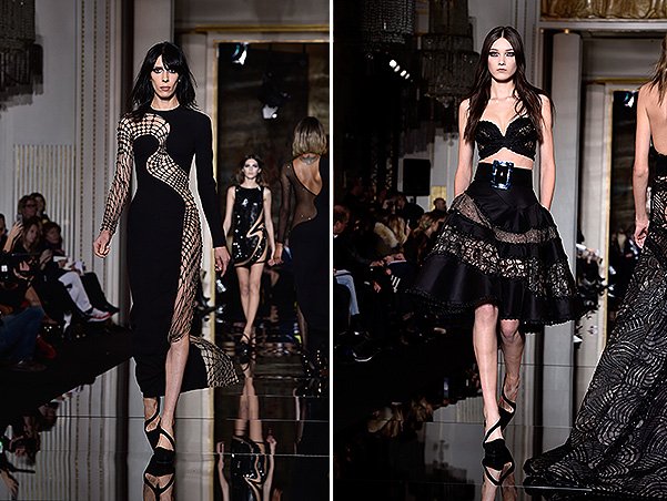 Показ новой коллекции Versace сезона весна-лето 2015