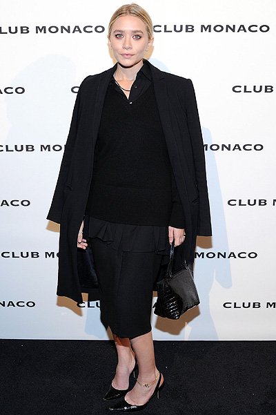Эшли Олсен на открытии бутика Club Monaco