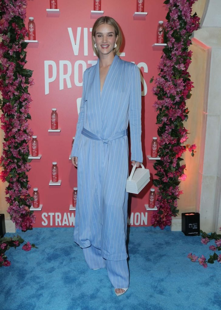 Rosie Huntington Whiteley: Vital Proteins Collagen Water Launch Party -01