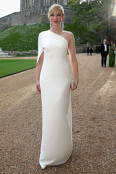 Кейт Бланшетт в платье Ralph Lauren на приеме у принца Уилльяма