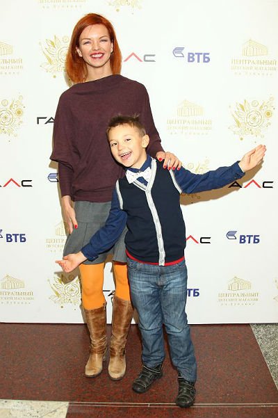 Алиса Гребенщикова с сыном