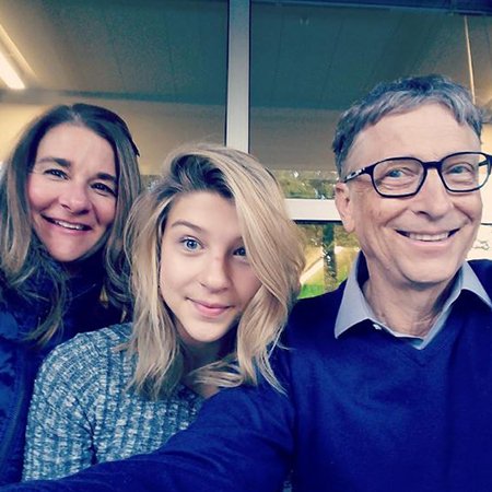 Мелинда Гейтс, Фиби Гейтс и Билл Гейтс