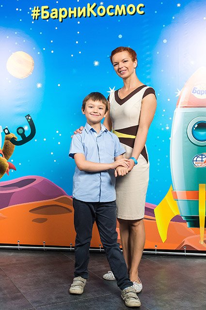 Алиса Гребенщикова с сыном Алексеем