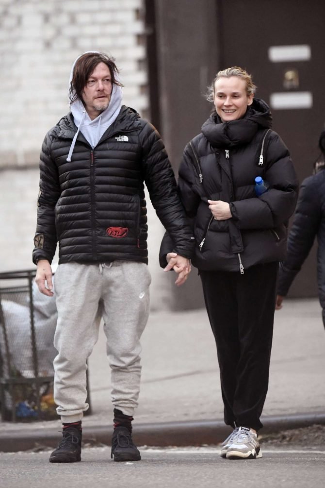 Diane Kruger and Norman Reedus - Out for a stroll in New York City